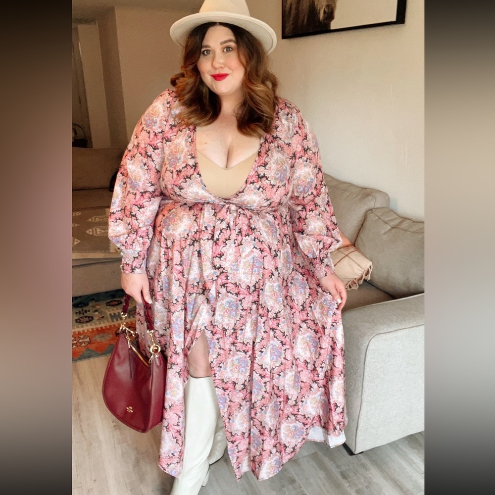 Baacal Floral Wrap Dress